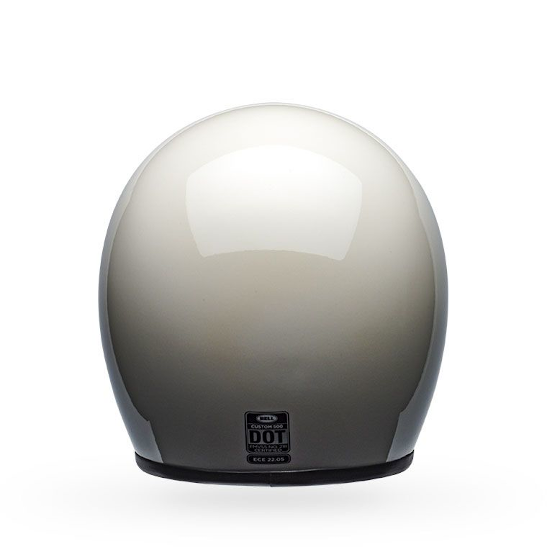Bell Custom 500 Solid ECE Helmet Vintage White