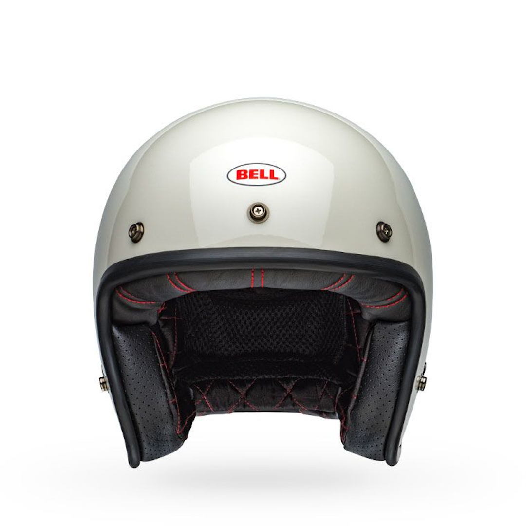 Bell Custom 500 Solid ECE Helmet Vintage White
