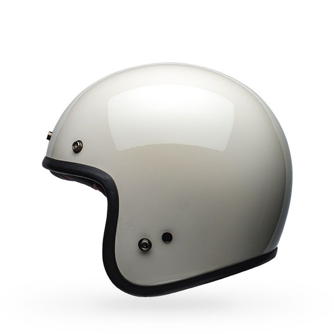 Bell Custom 500 Solid ECE Helmet Vintage White
