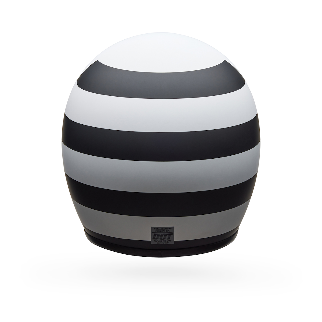 Bell Custom 500 Parlor Matte ECE Helmet Black/White