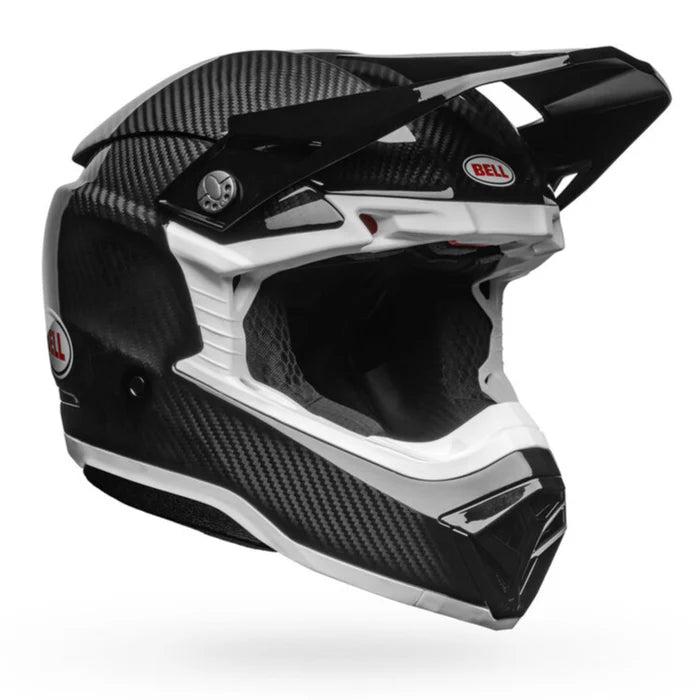 Bell Moto-10 Spherical Solid ECE 22.06 MX Helmet Black/White