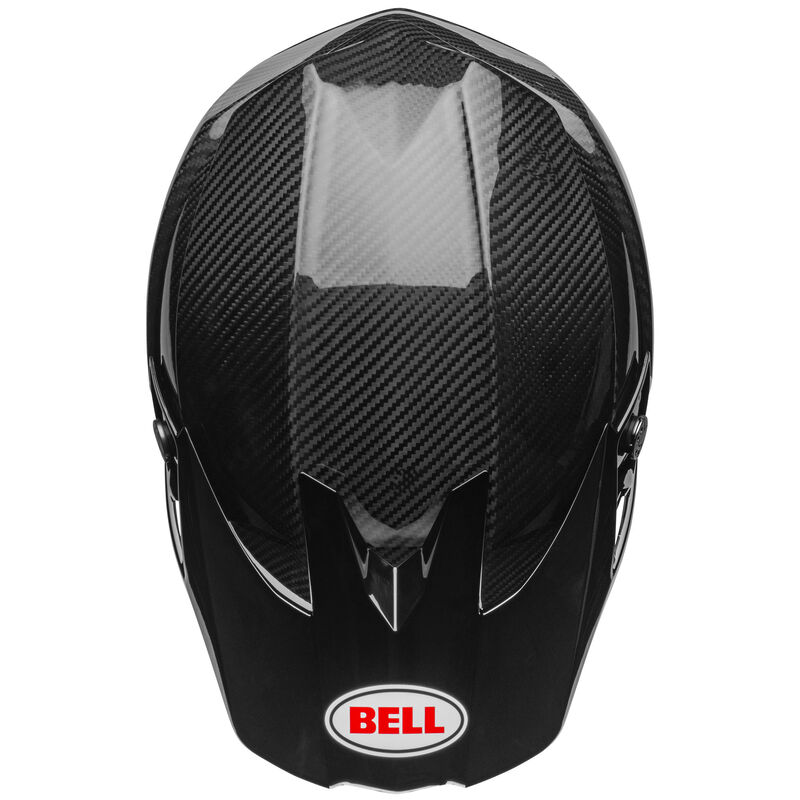 Bell Moto-10 Spherical Mips Motocross Helmet Gloss Black Carbon/White