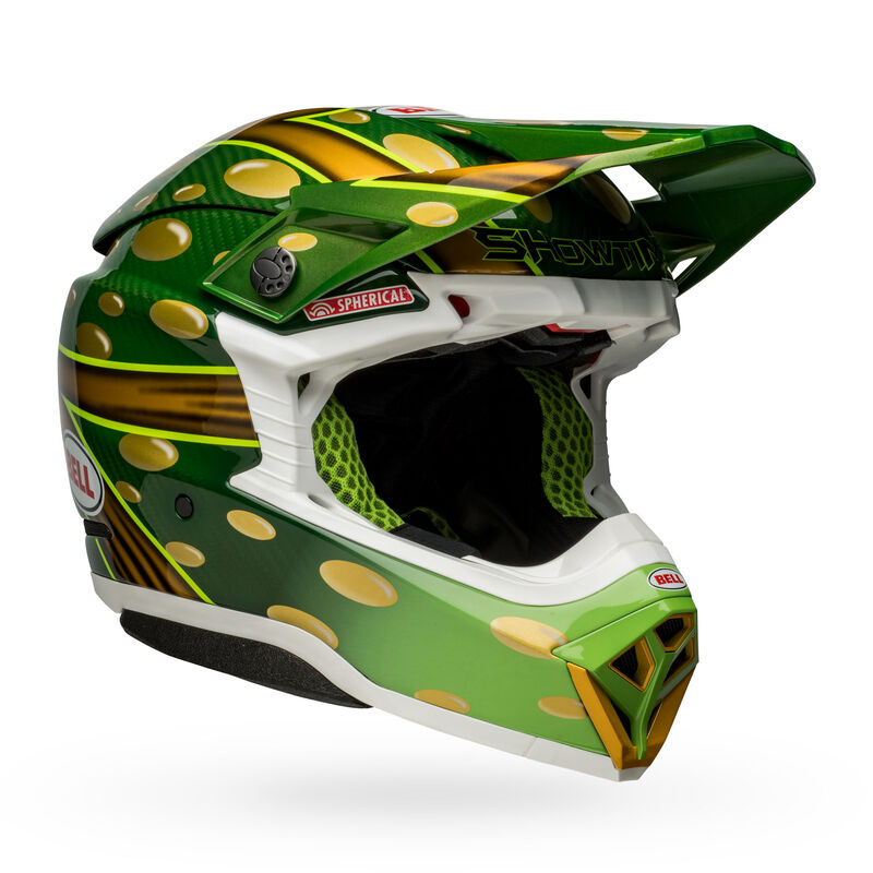 Bell Moto-10 Spherical Mips Motocross Helmet McGrath Replica Gold/Green