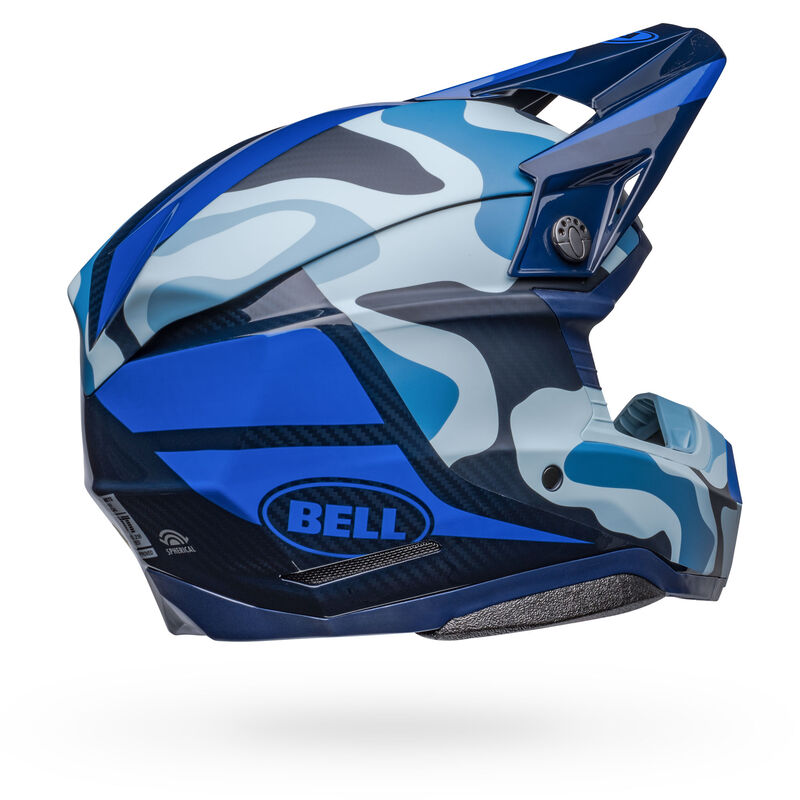 Bell Moto-10 Spherical Mips Motocross Helmet Ferrandis Matte Gloss Dark Blue/Light Blue