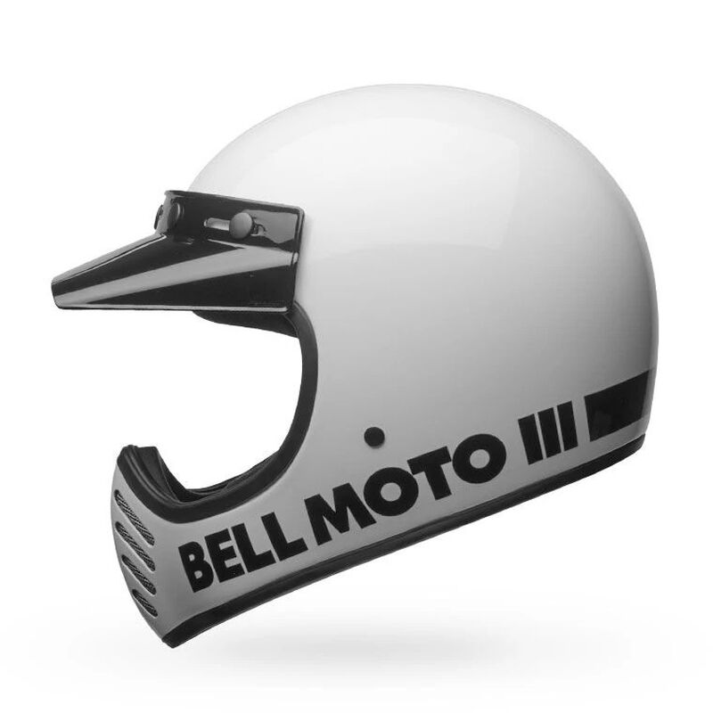 Bell Moto-3 Classic ECE Helmet White