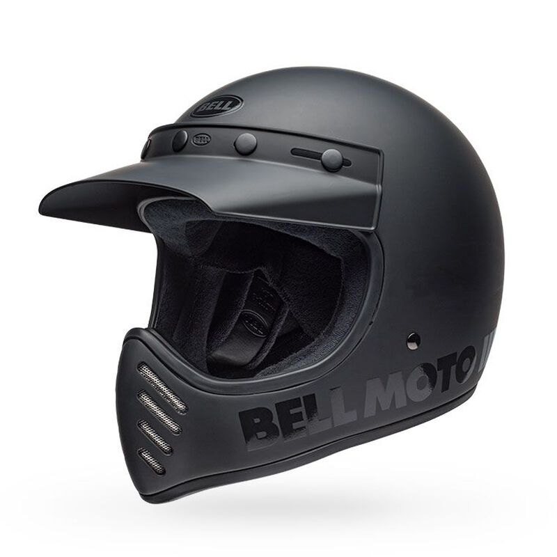 Bell Moto-3 Classic ECE Helmet Matte Black