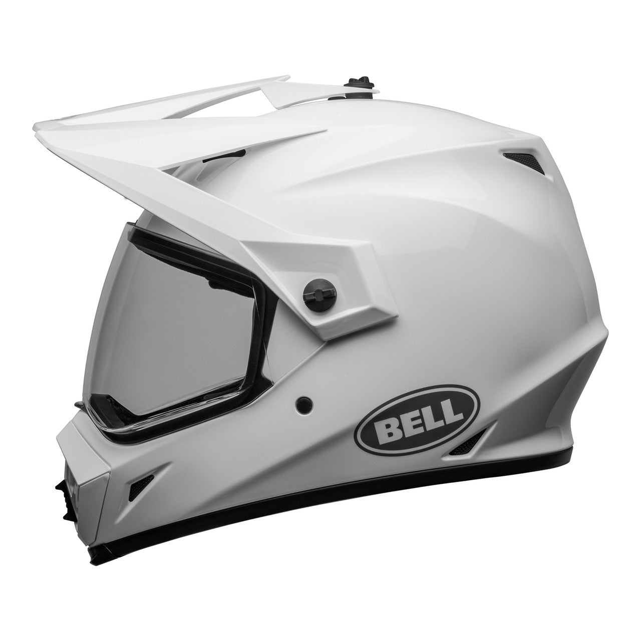 Bell MX-9 Adventure Mips Helmet Solid White - Clear Visor
