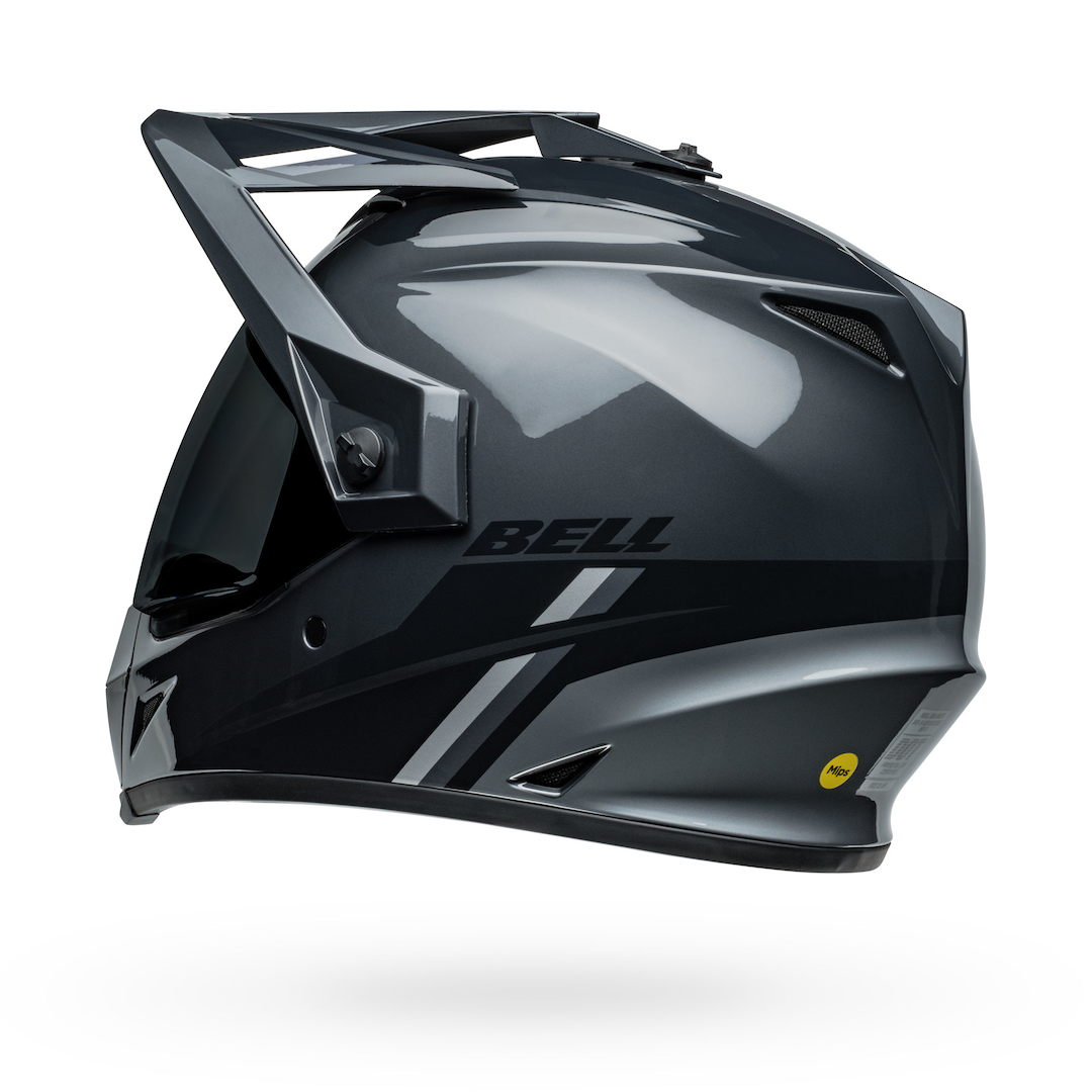 Bell MX-9 Adventure MIPS Alpine ECE 22.06 Helmet Charcoal/Silver - Clear Visor