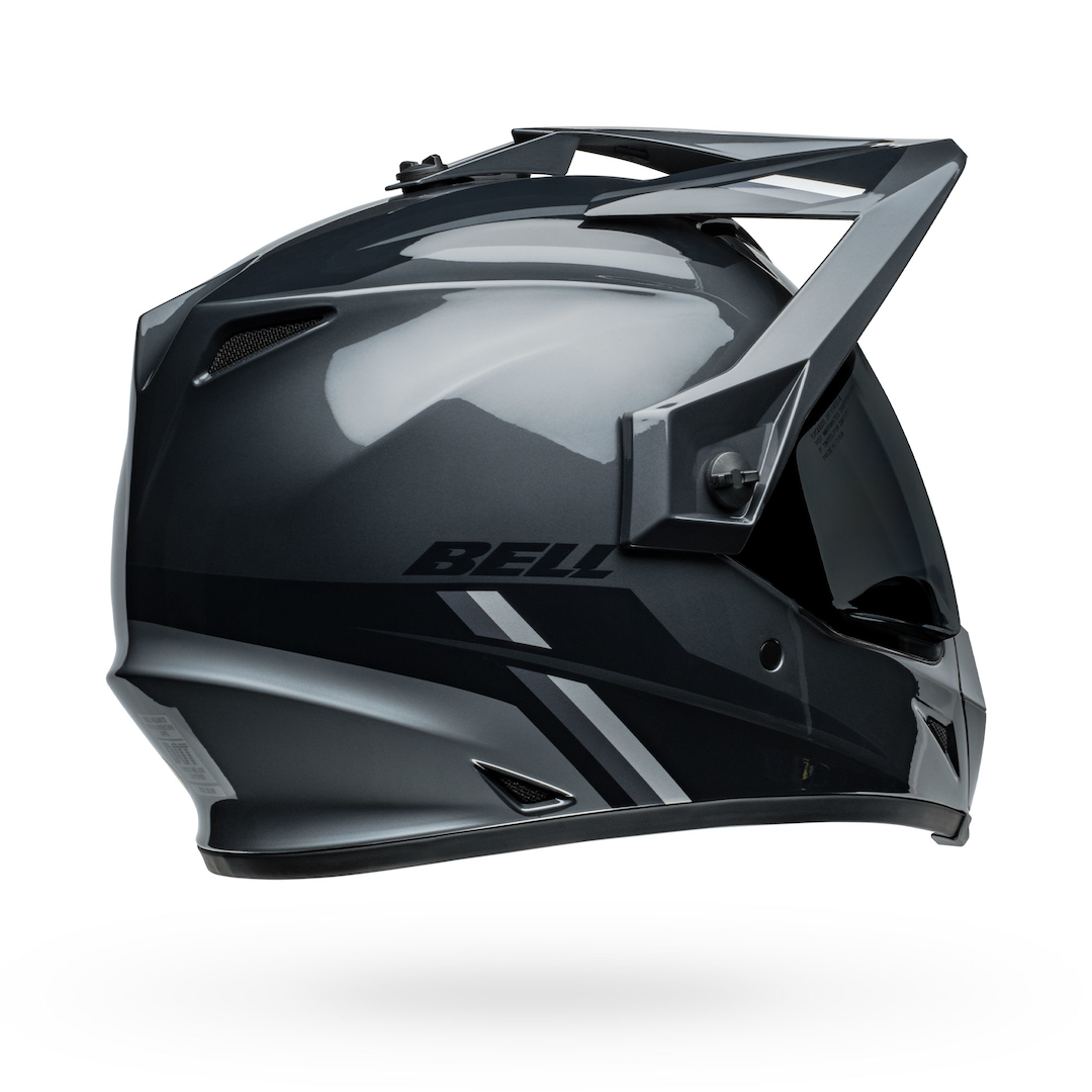 Bell MX-9 Adventure MIPS Alpine ECE 22.06 Helmet Charcoal/Silver - Clear Visor