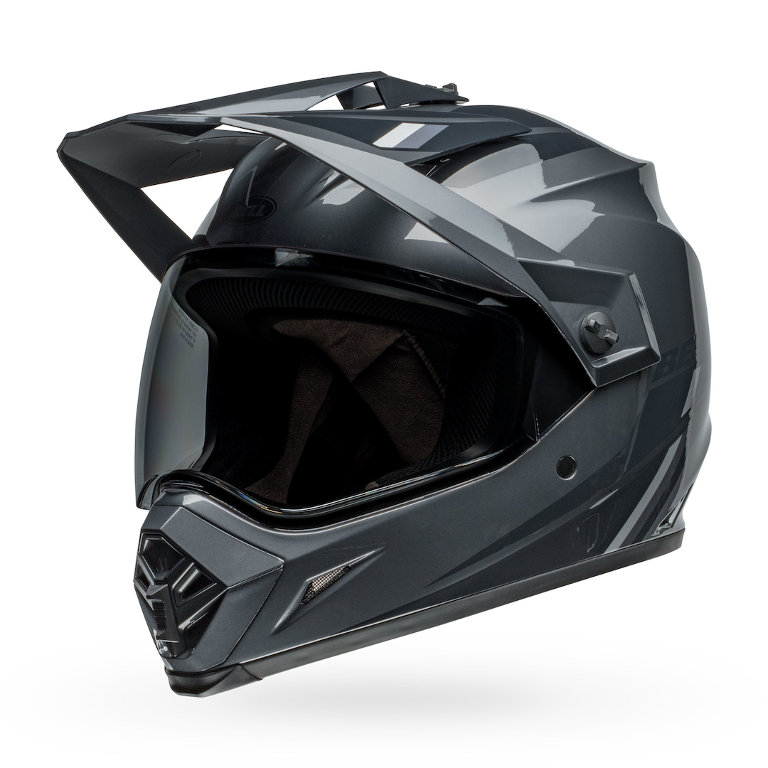 Bell MX-9 Adventure MIPS Alpine ECE 22.06 Helmet Charcoal/Silver - Clear Visor