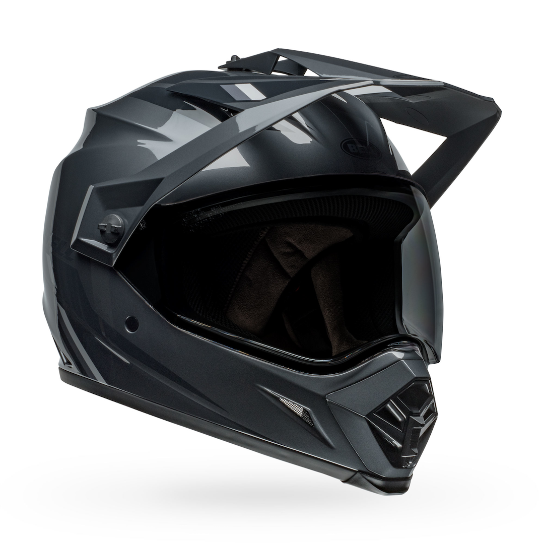 Bell MX-9 Adventure MIPS Alpine ECE 22.06 Helmet Charcoal/Silver - Clear Visor