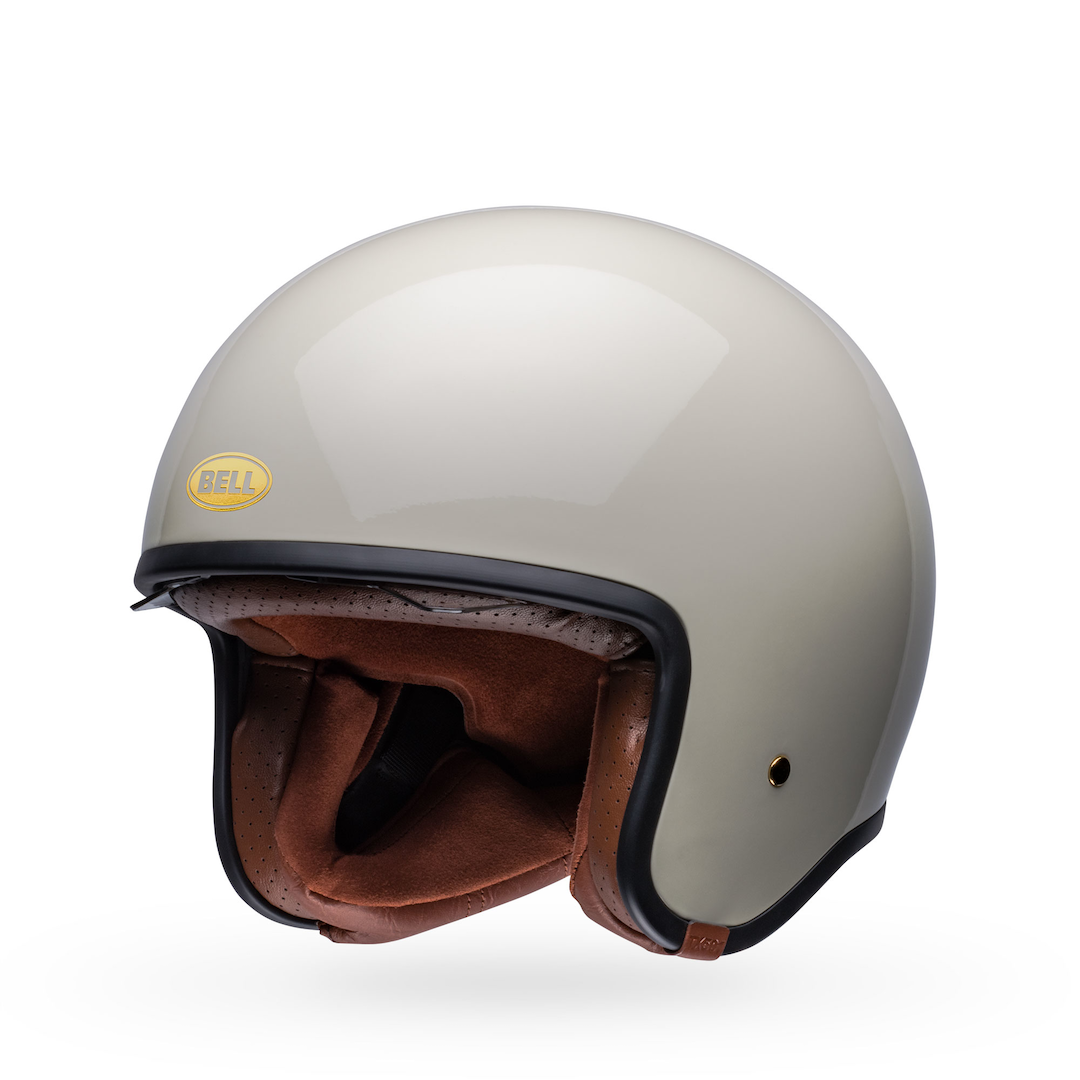 Bell TX-501 Solid ECE Helmet Vintage White