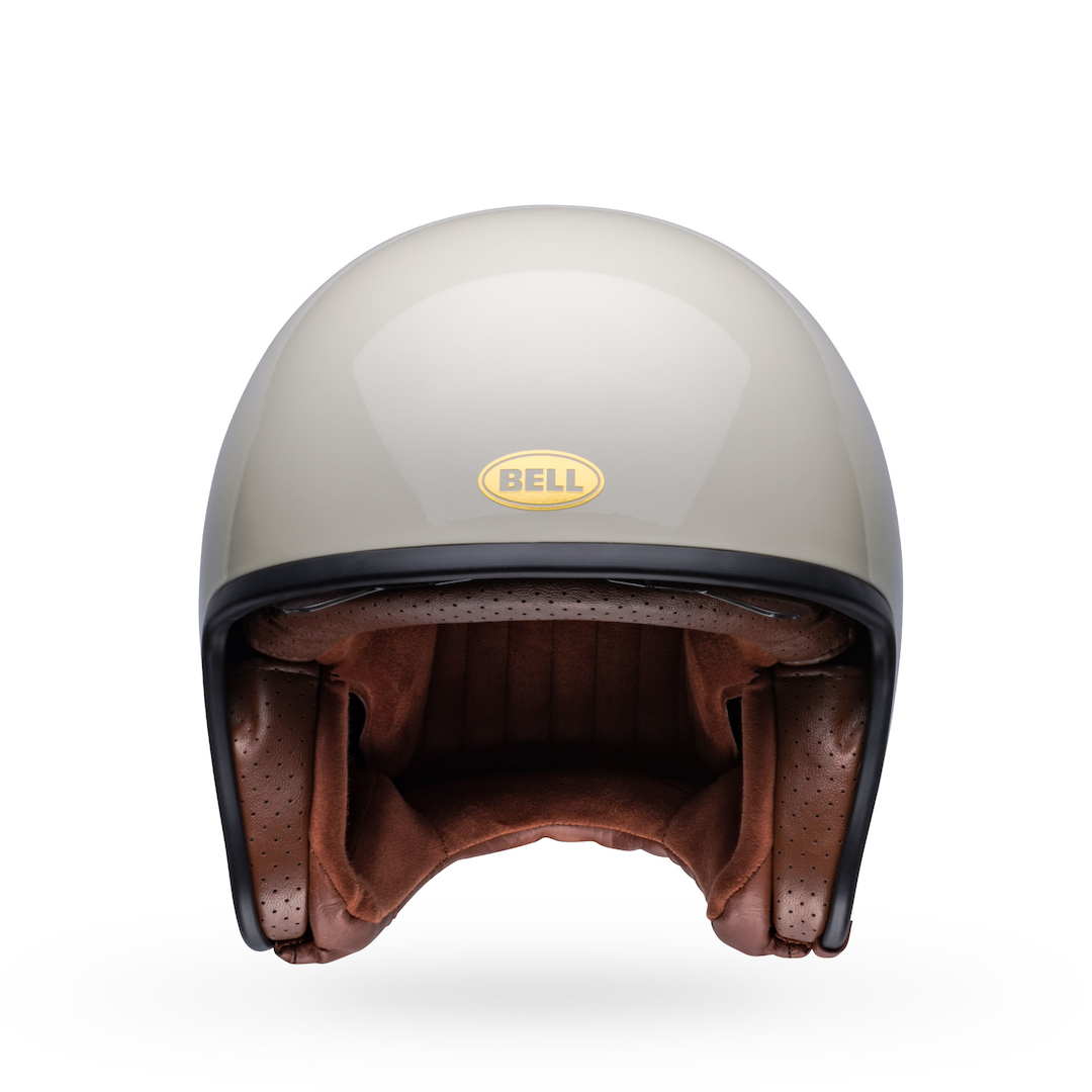 Bell TX-501 Solid ECE Helmet Vintage White