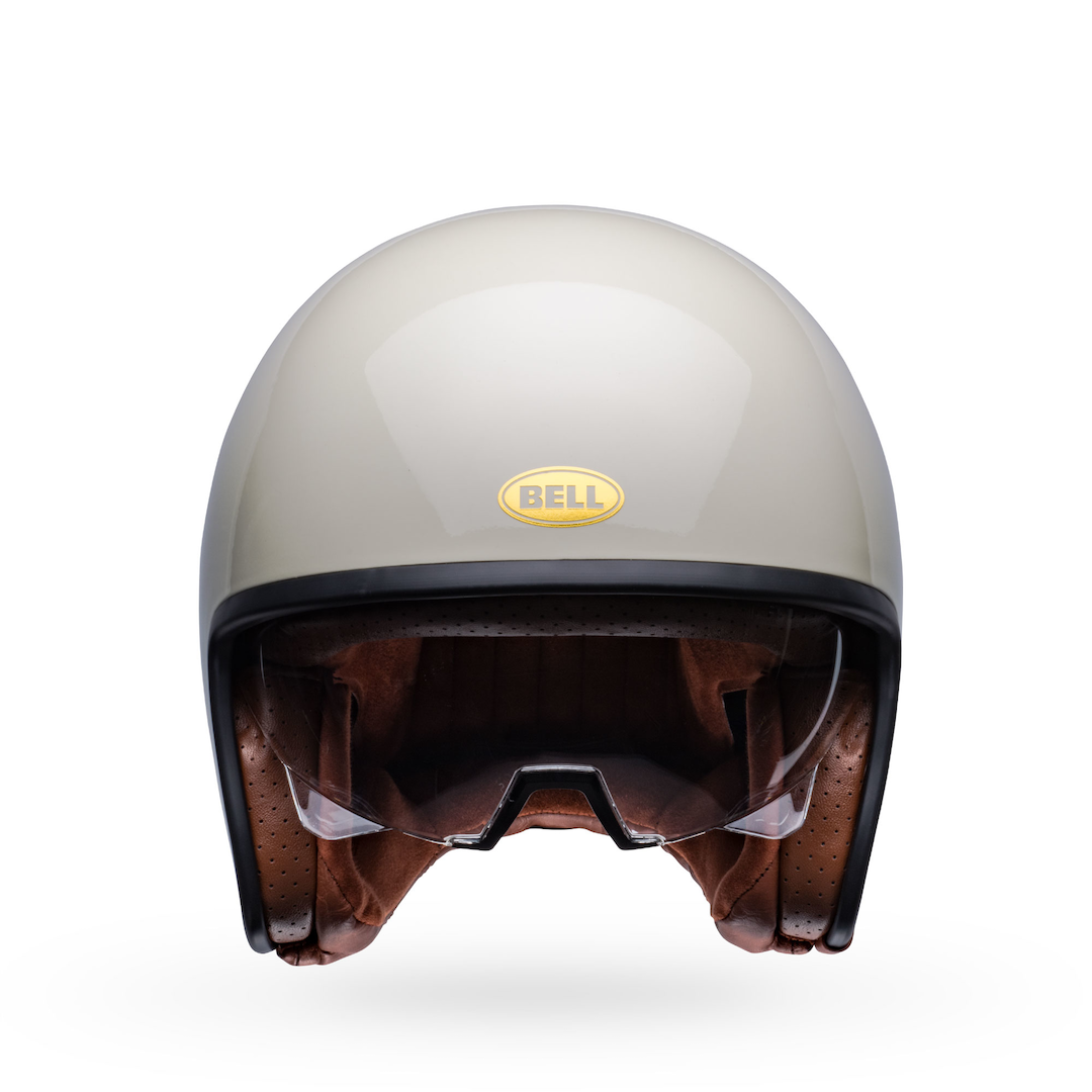 Bell TX-501 Solid ECE Helmet Vintage White