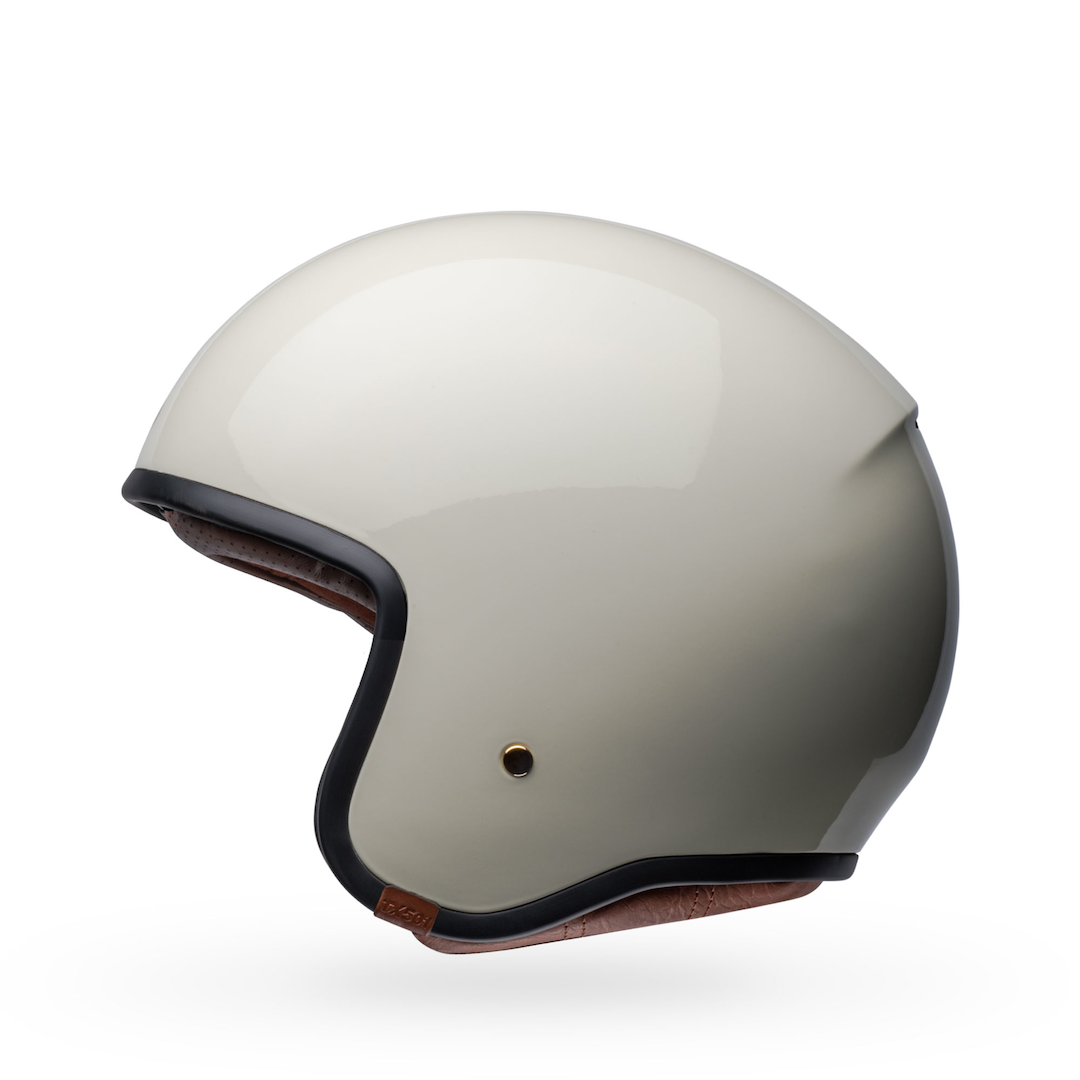 Bell TX-501 Solid ECE Helmet Vintage White