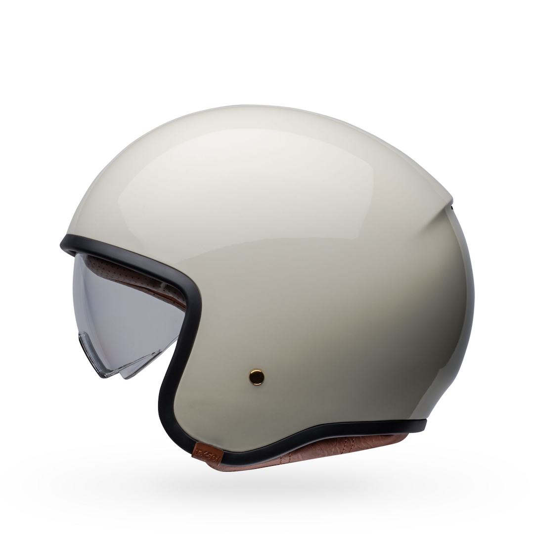 Bell TX-501 Solid ECE Helmet Vintage White