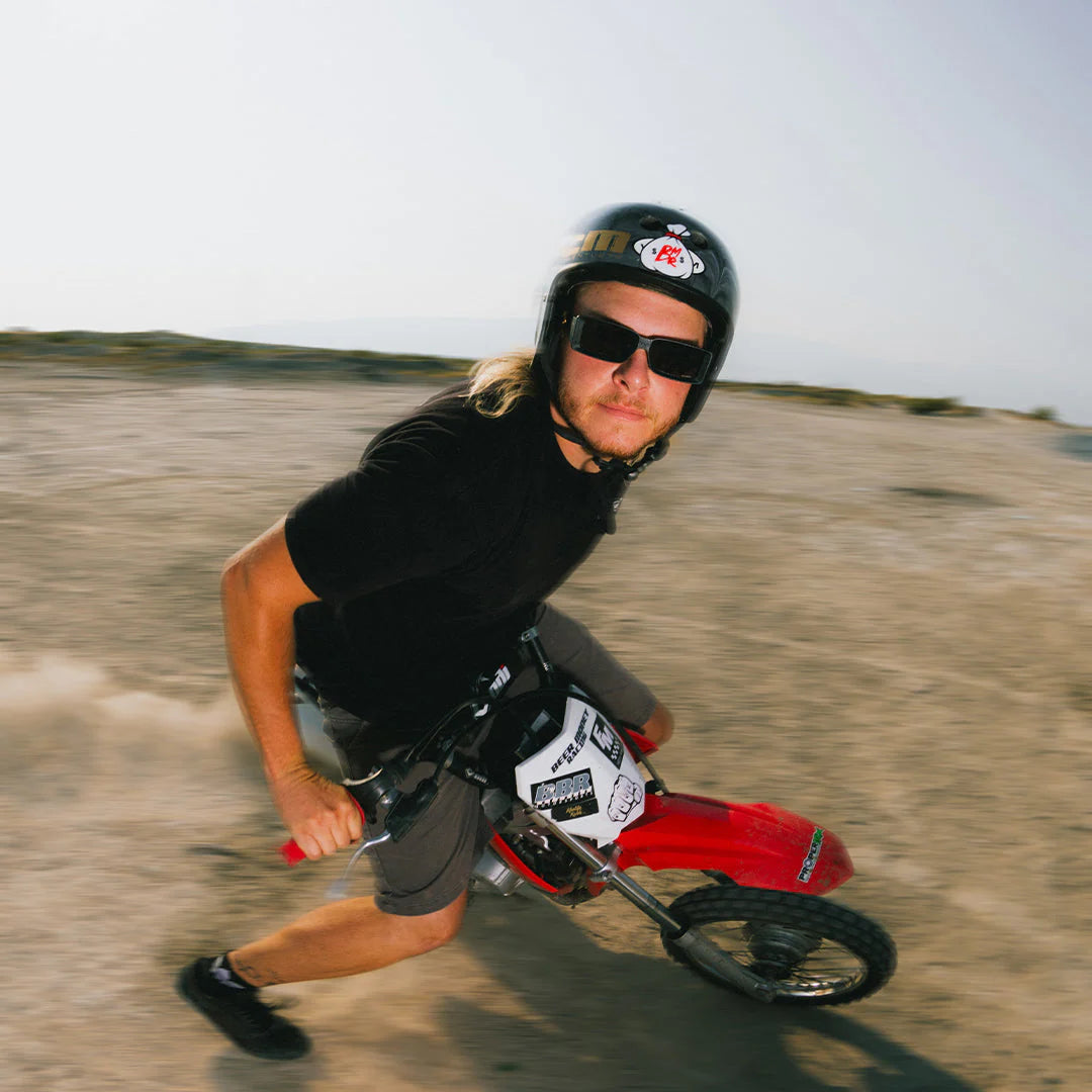 Pit Viper The Blacking Out Low Bones Sunglasses - Smoke Lens