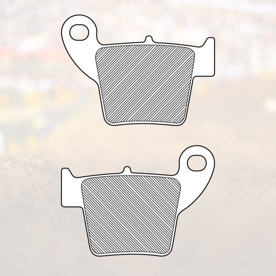 Renthal RC-1 Works Brake Pad BP-101 Rear