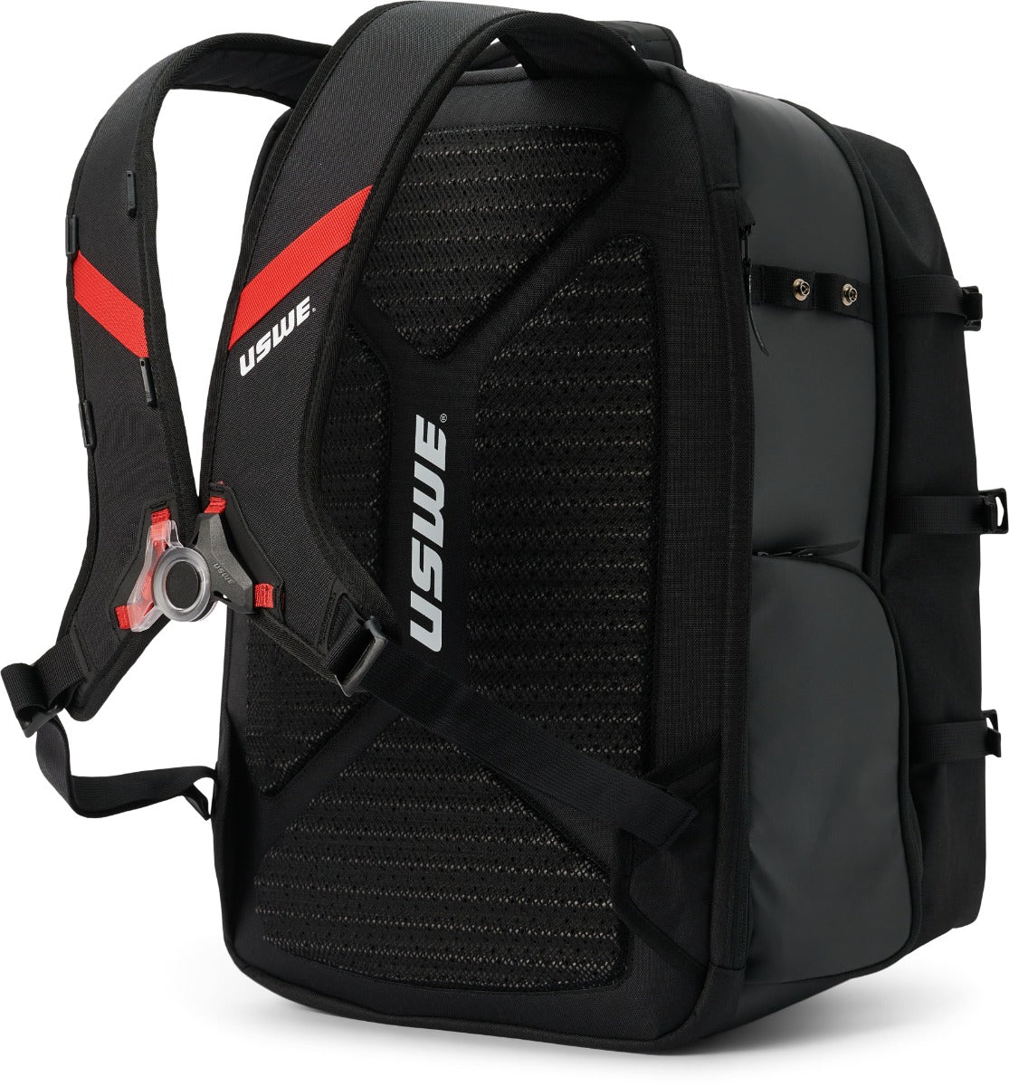 USWE Buddy 40L Athlete Gear Pack - Black/Red