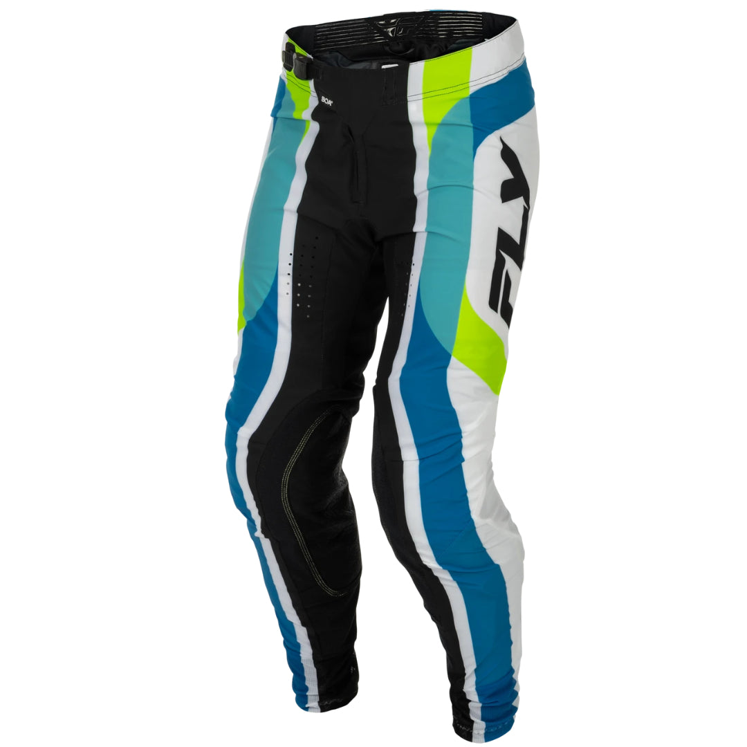 Fly Lite LE Current 2026 MX Pant White/Lime/Blue