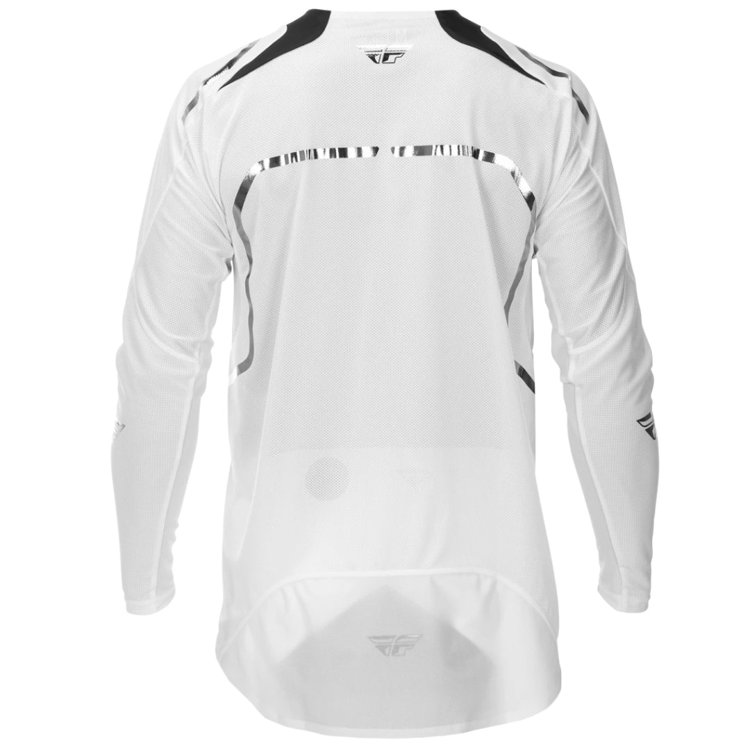 Fly Evo 2026 DST LE Flash MX Jersey White/Silver