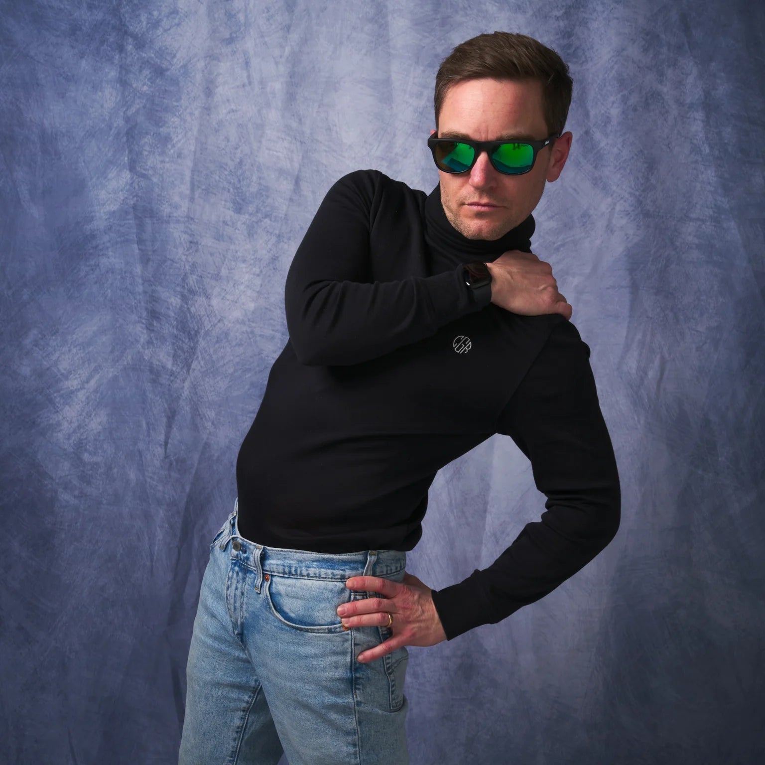 Pit Viper The Exec Highball Sunglasses - HDPV Polarized Blue/Green Lens