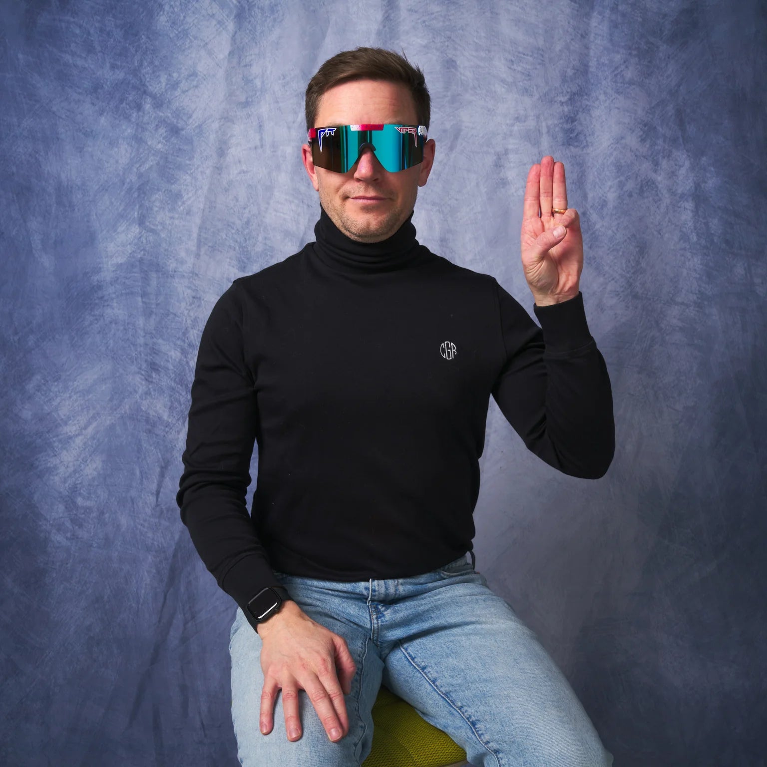 Pit Viper The Firecracker Original 2.0 Sunglasses - HDPV Polarized Blue Lens