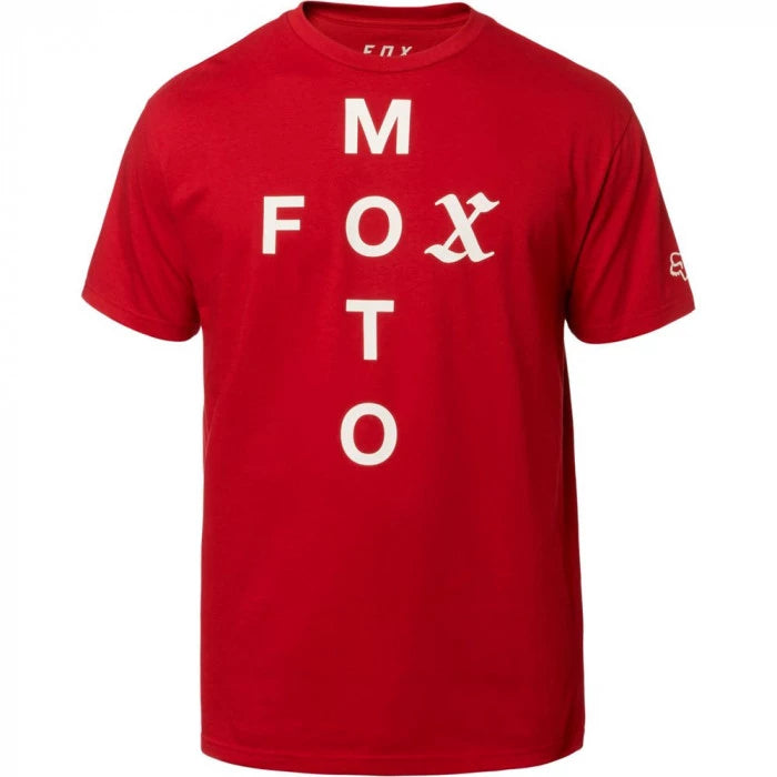 Fox Moto Cross Tee Cardinal Red