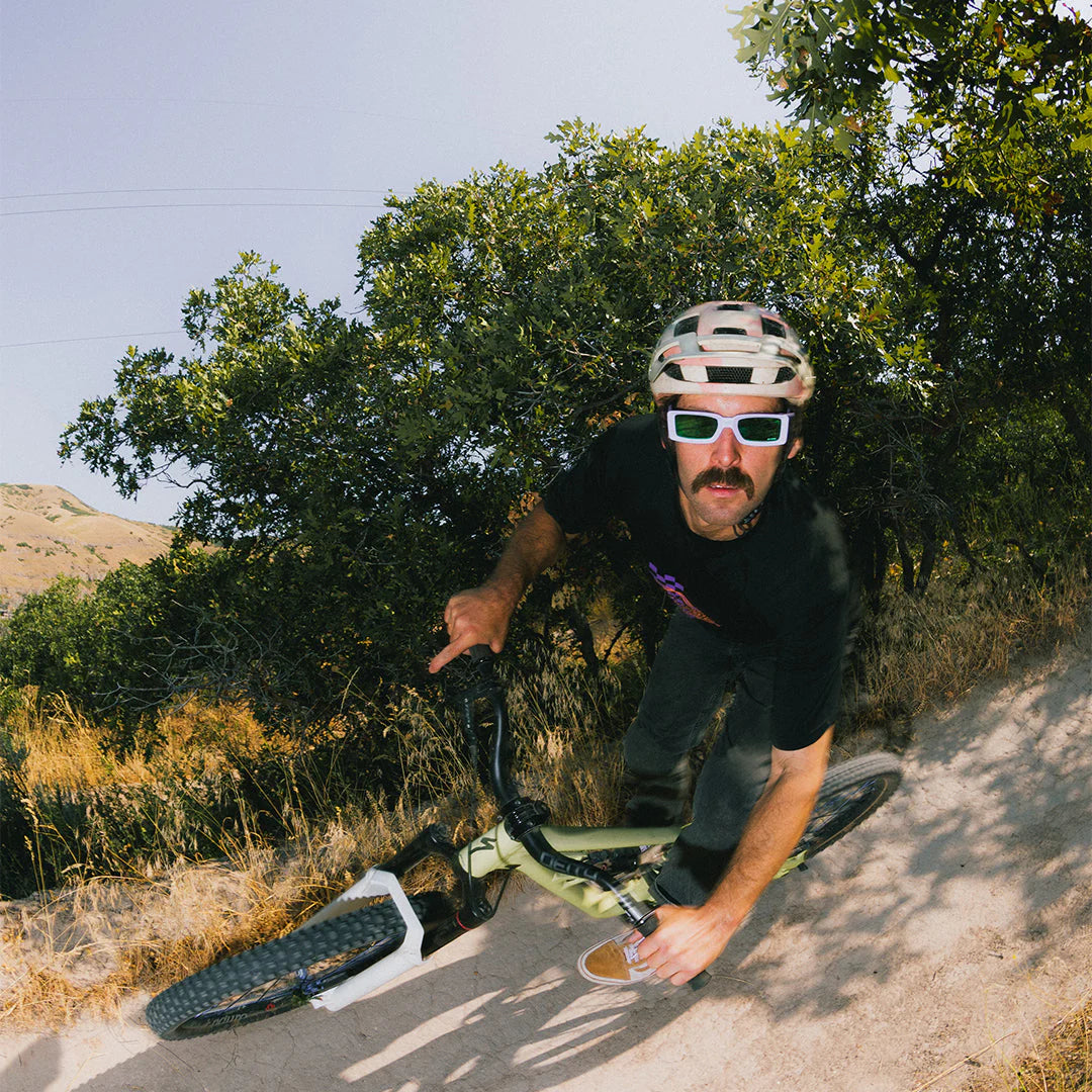 Pit Viper The Moontower Low Bones Sunglasses - Blue/Green Lens