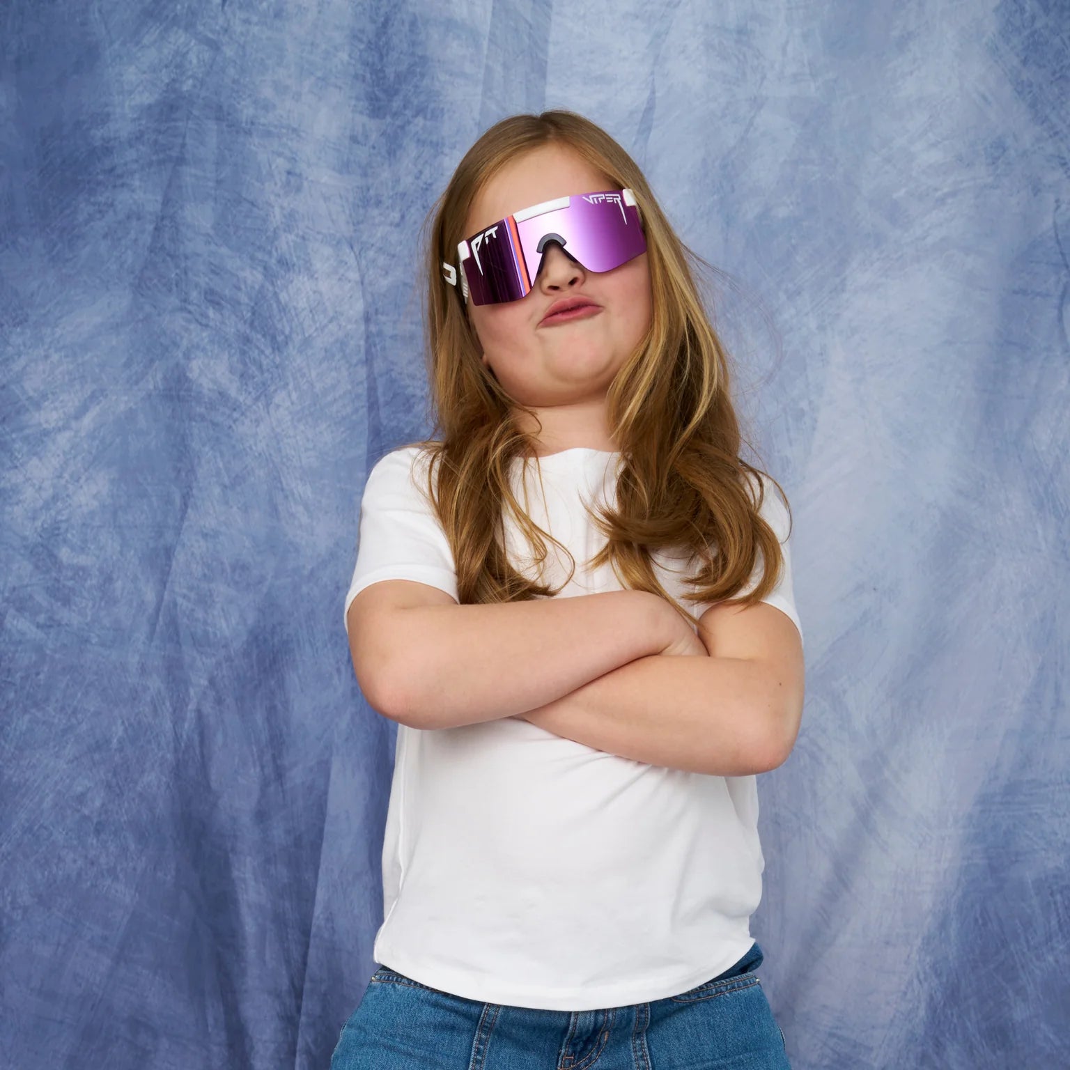 Pit Viper The Miami Nights XS Junior Sunglasses - Pink Lens
