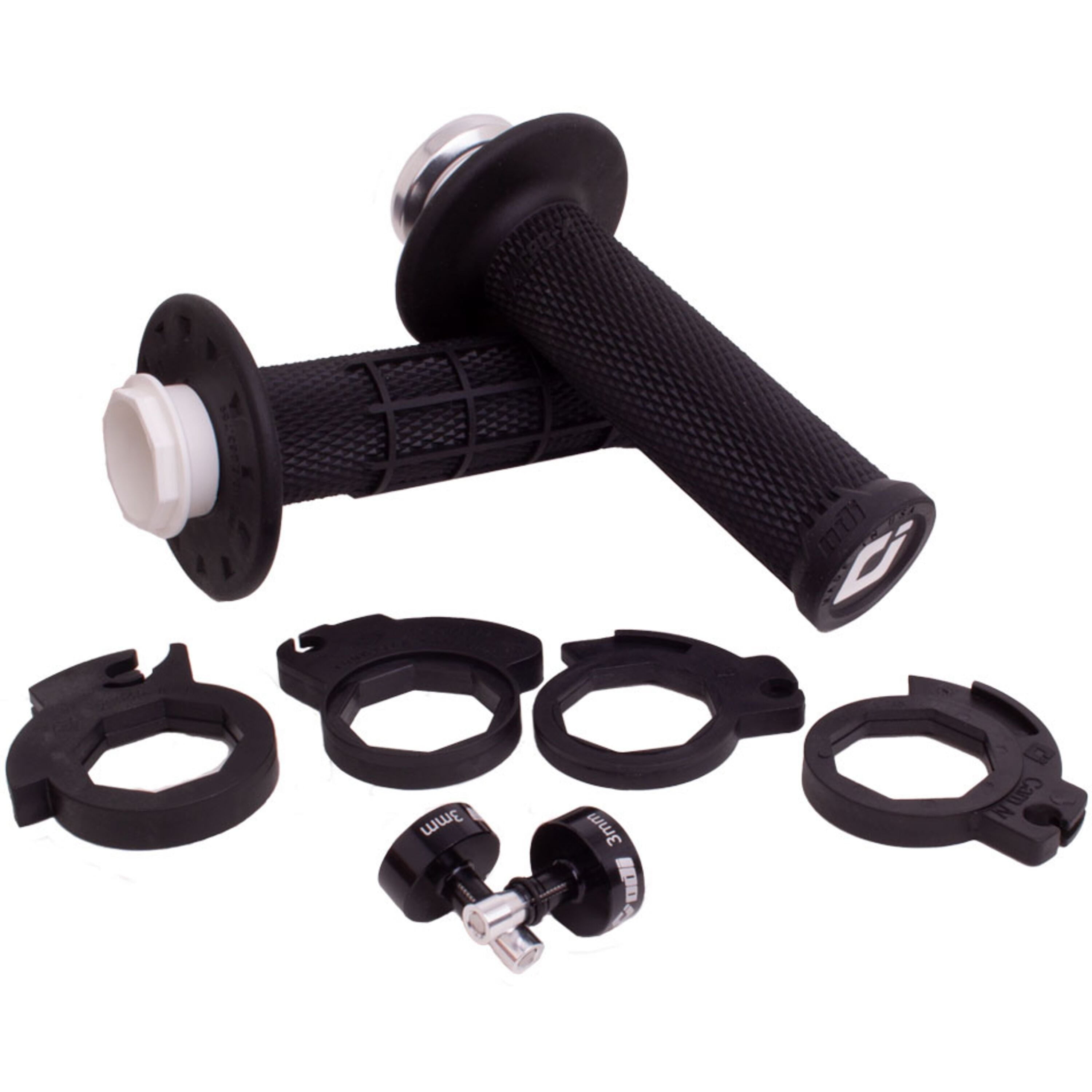 ODI Micro-X Lock-On Grips Half Waffle Black