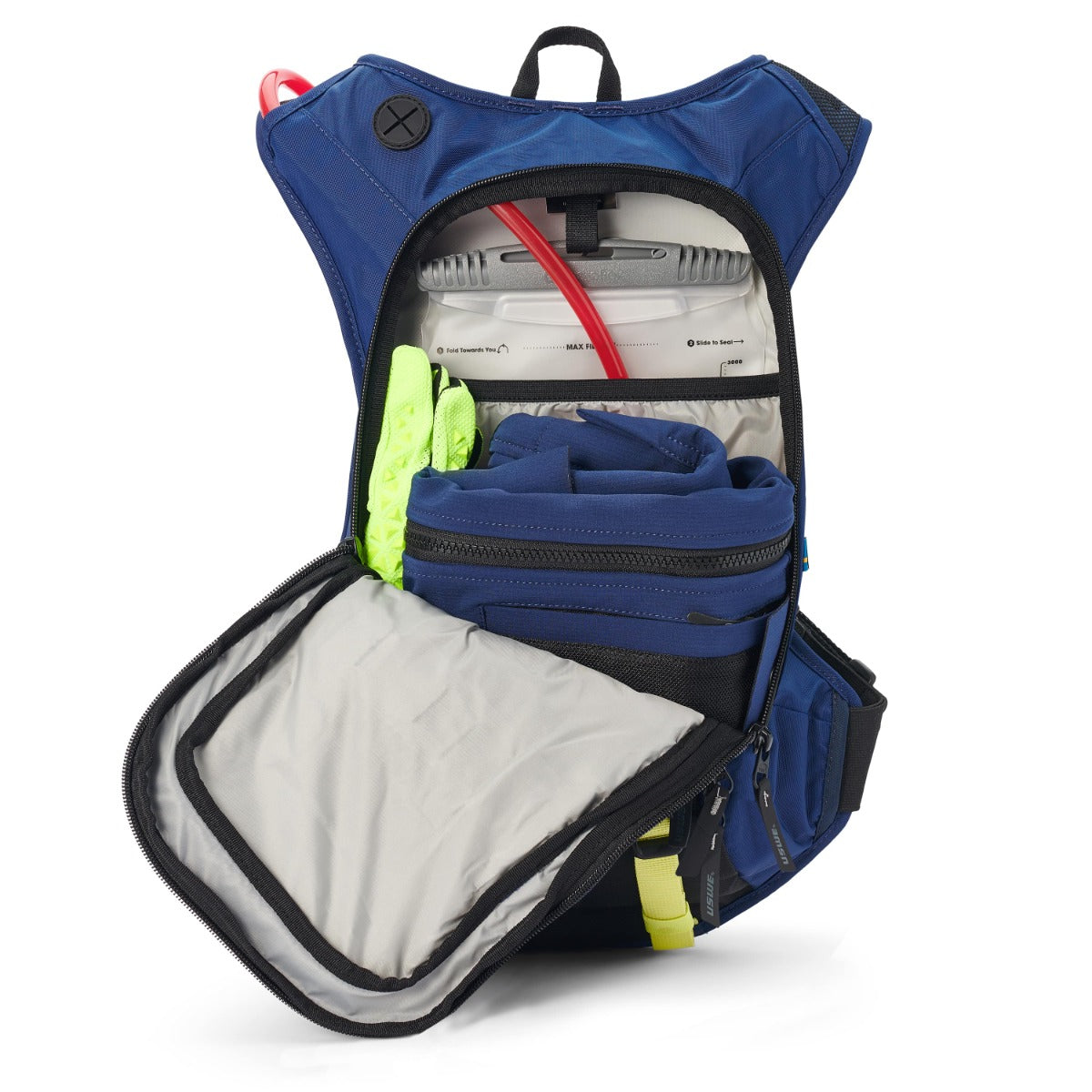 USWE Moto Hydro 12L Race Fit Hydration Pack - Factory Blue