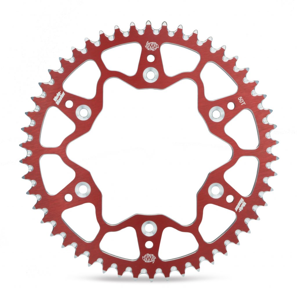 Moto-Master 7075 Series Alu. Rear Sprocket Honda CR/CRF Red