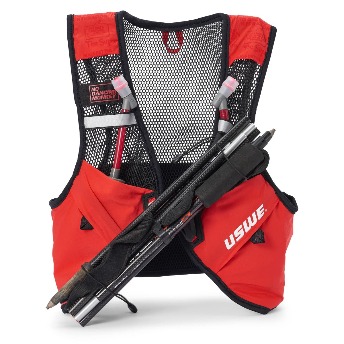 USWE Pace 2L Trail Running Vest - Red/Black