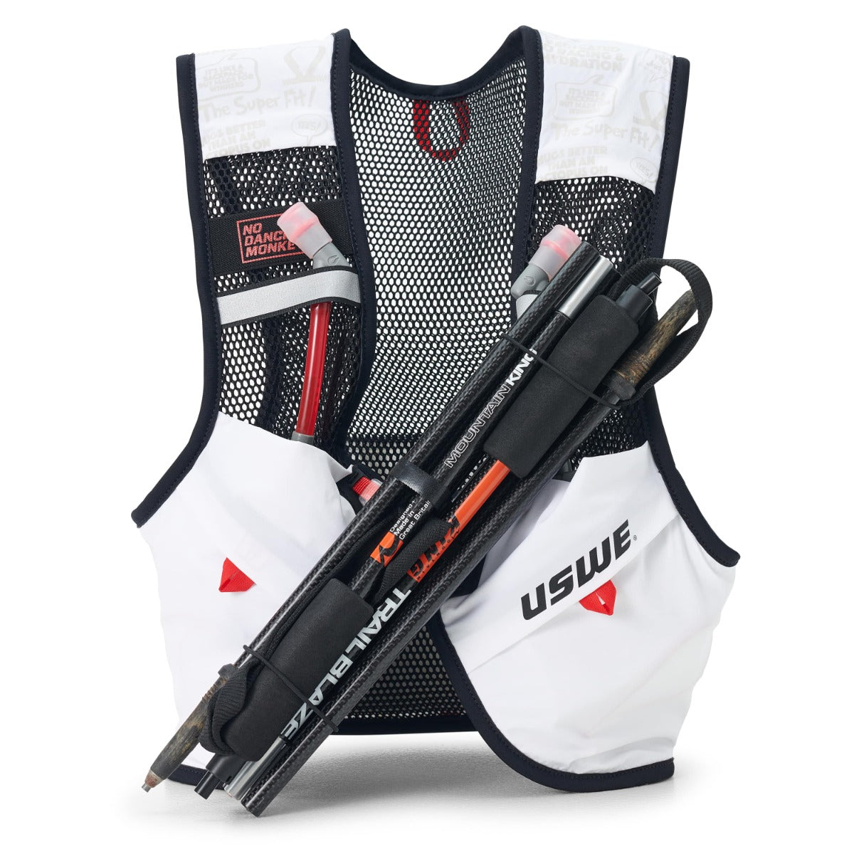 USWE Pace 2L Trail Running Vest - White/Black