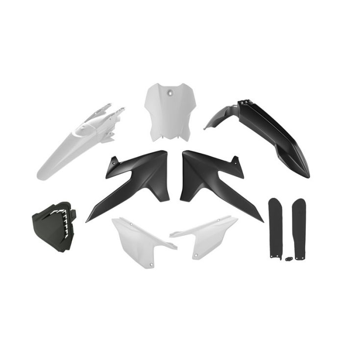 Rtech Plastic Kit Triumph TF 250-X 2024–2026, TF 450-RC 2025-2026 Black/White