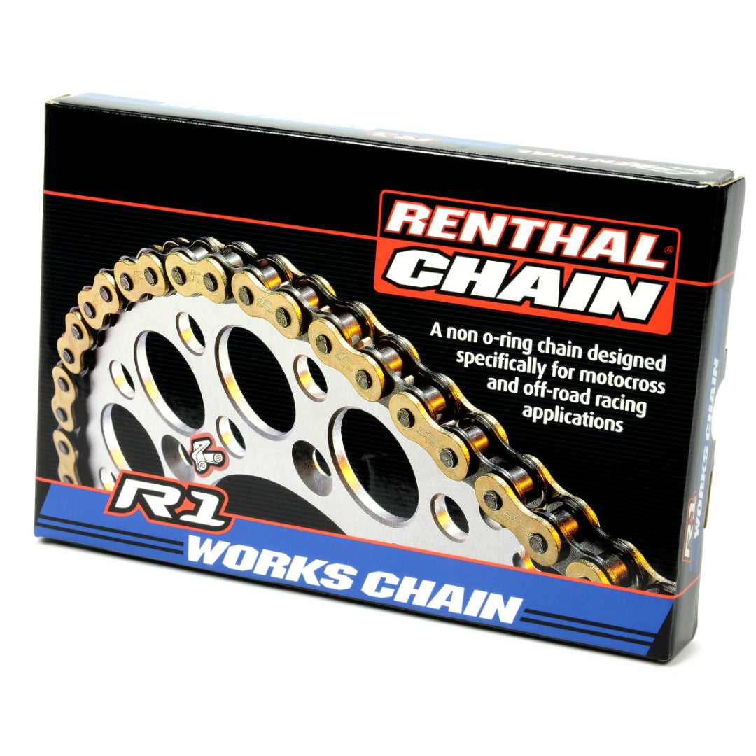 Renthal Chain And Sprocket Kit Ally KTM SX/SXF EXC/EXC-F 91-26, Husky TC/FC/TE/FE 14-26 Gas Gas MC/EC/EX 21-26, Stark Varg 24-25 Silver