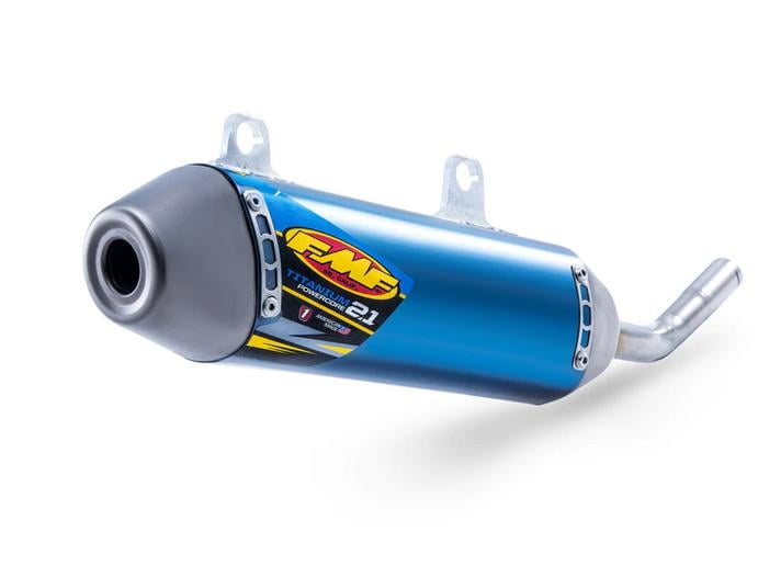 FMF Titanium Powercore 2.1 Shorty Exhaust Silencer KTM/Husky SX/TC 250 17-18, EXC/TE 250/300 18-19 - FMF 025214