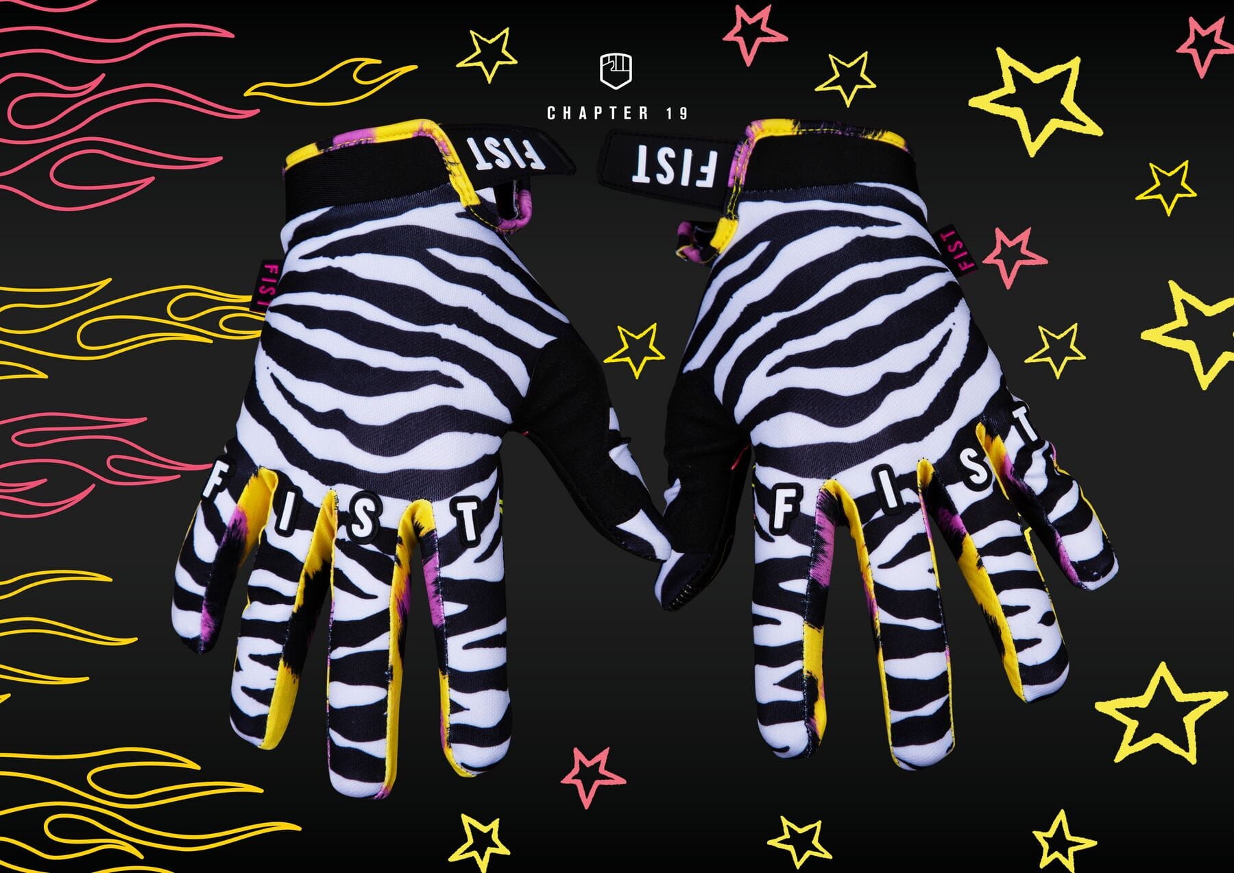 Fist Gloves Zebra