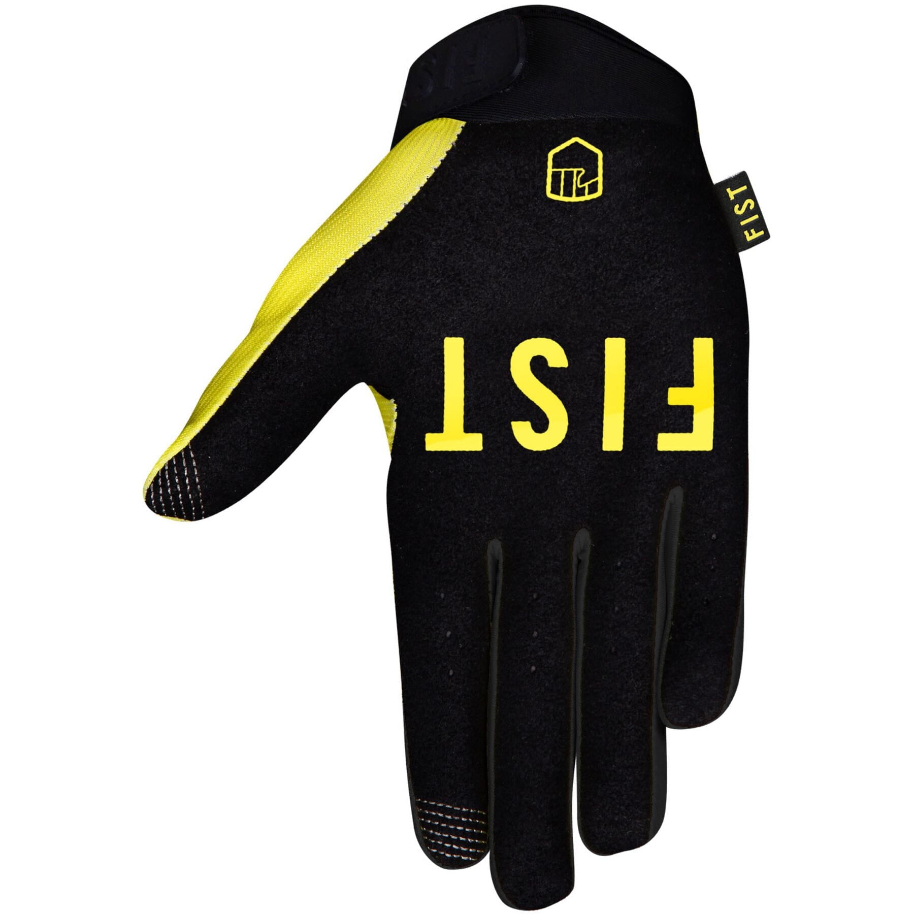 Fist Gloves Black N Yellow