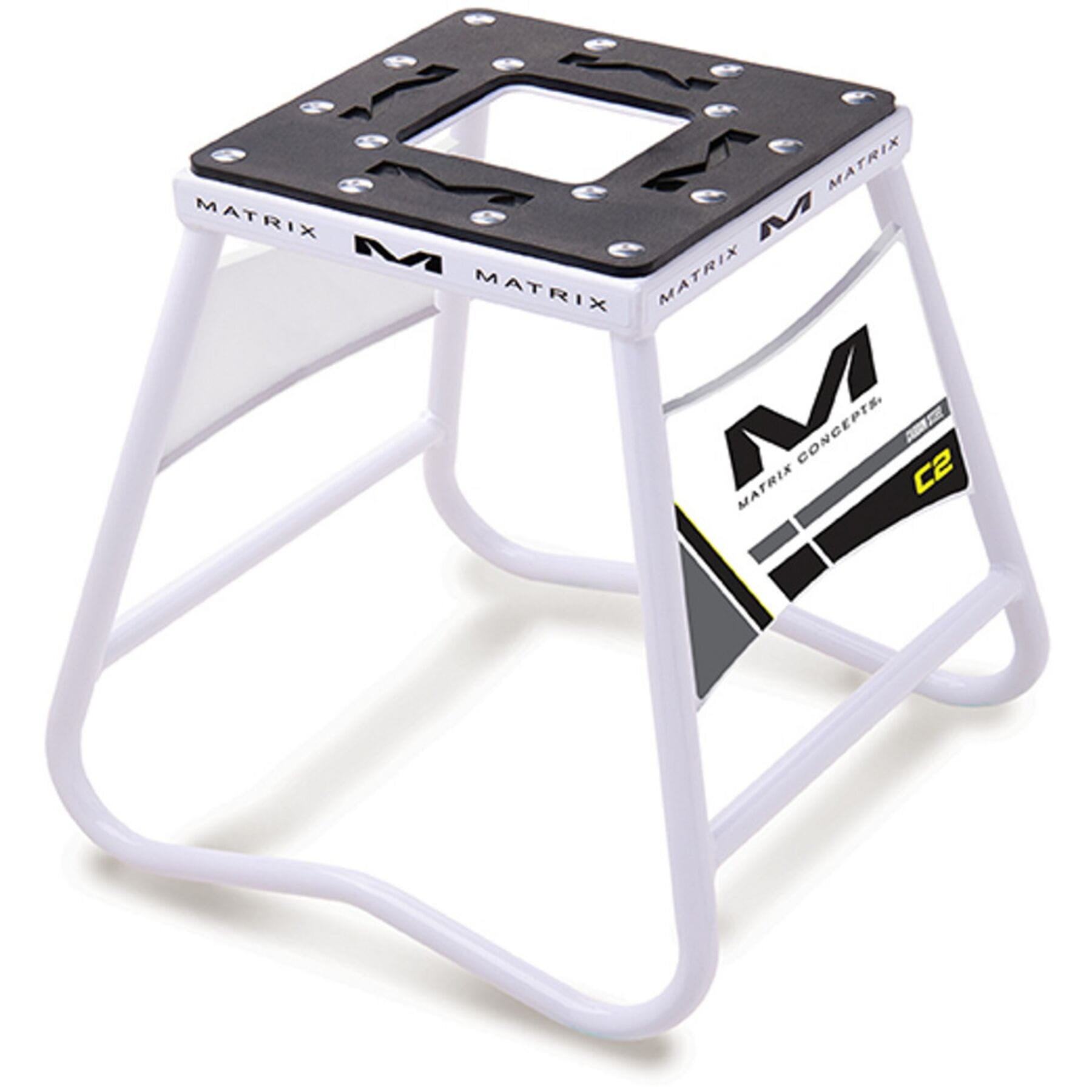Matrix C2 Steel Stand with Sponsor boards White