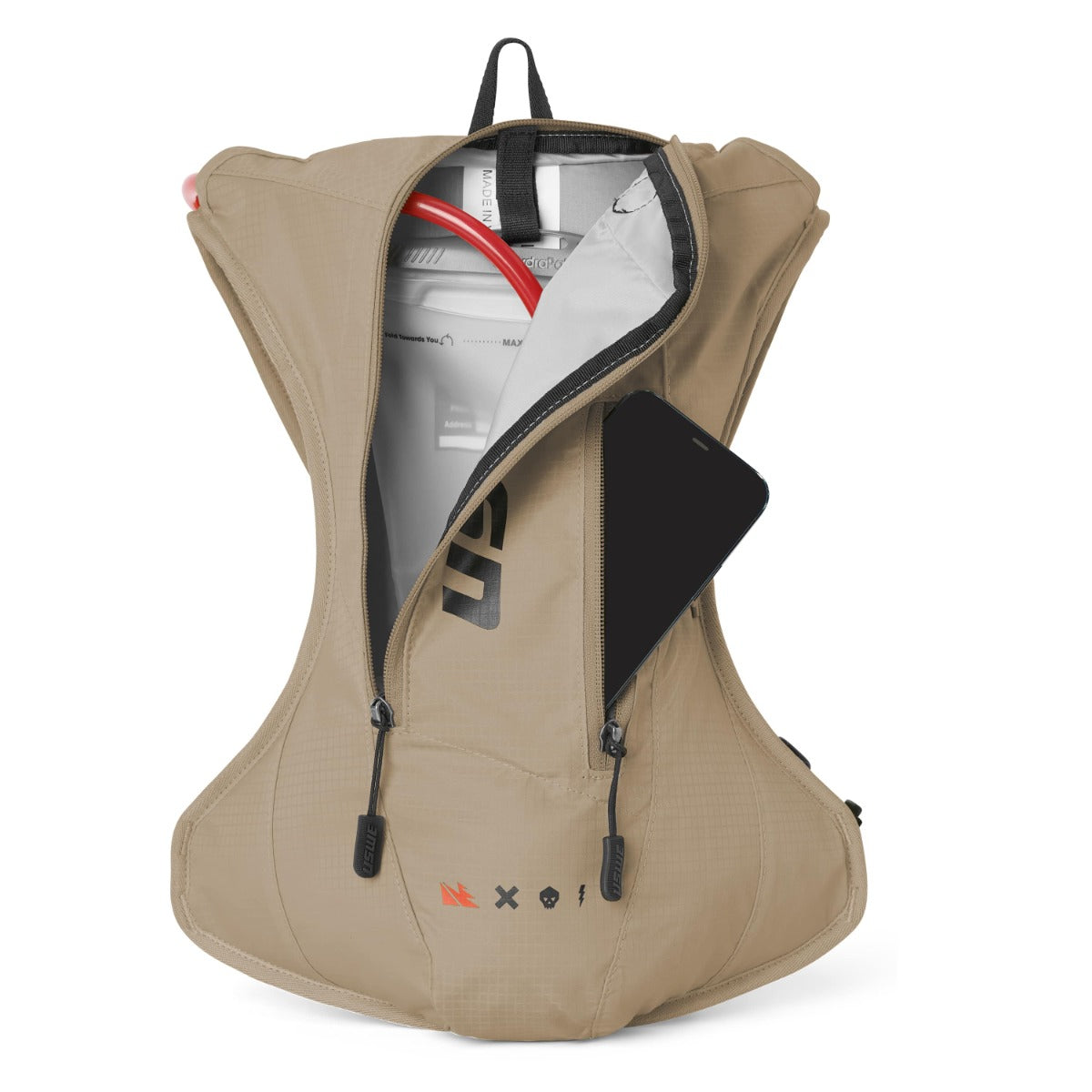 USWE Outlander Moto 4L Hydration Pack - Sand