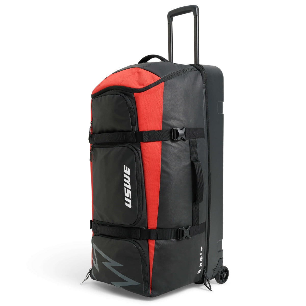 USWE Buddy 150L Athlete Gear Trolley Bag - Black/Red