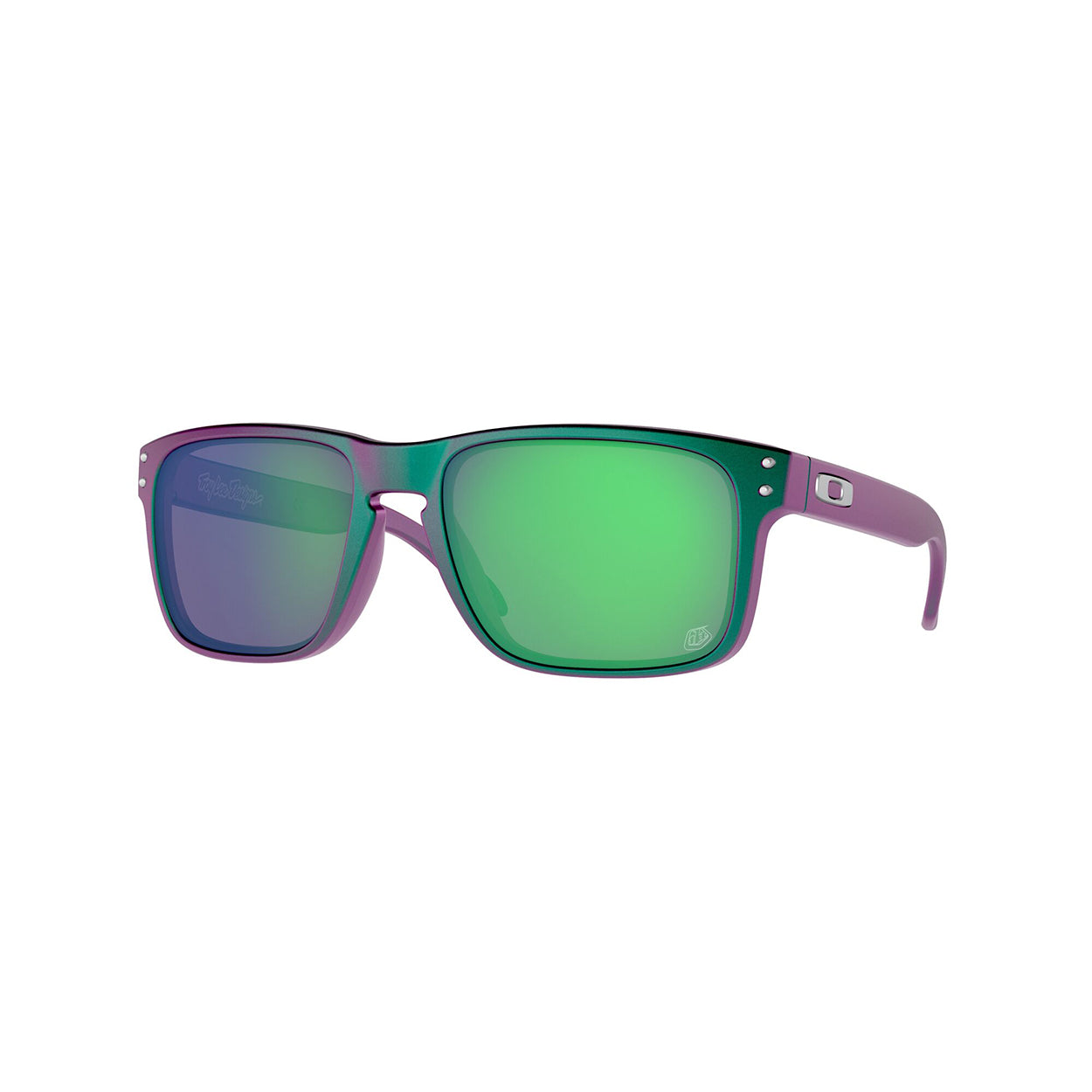 Oakley Holbrook Sunglasses Adult (TLD Matte Purple Green Shift) Prizm Jade Lens