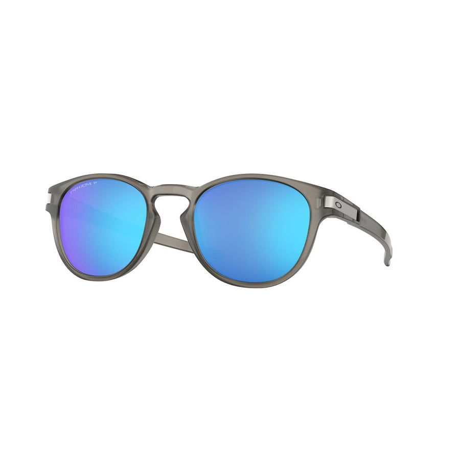 Oakley Latch Sunglasses Adult (Matte Grey Ink) Prizm Sapphire Polarized Lens