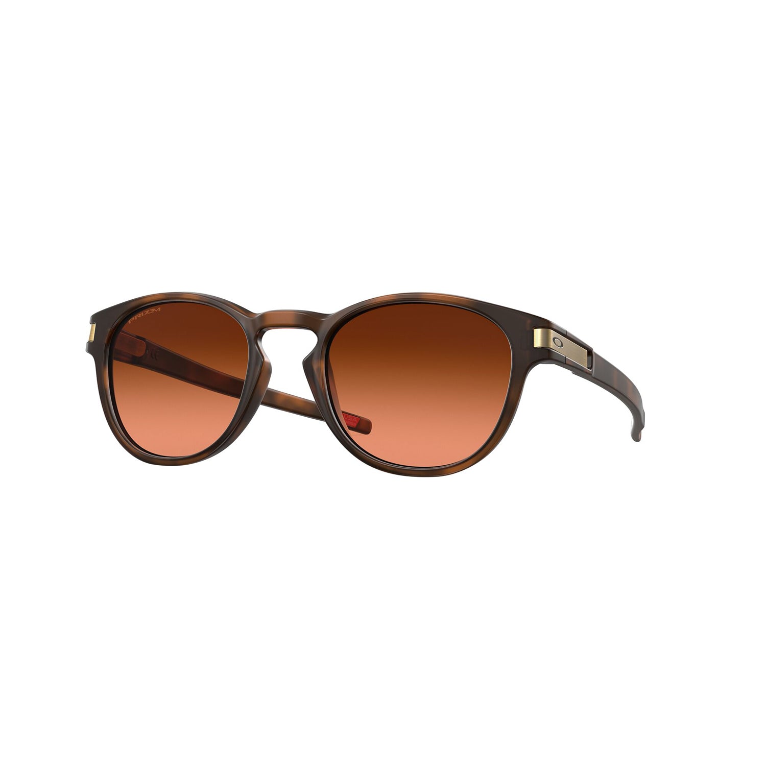 Oakley Latch Sunglasses Adult (Matte Brown Tortoise) Prizm Brown Gradient Lens