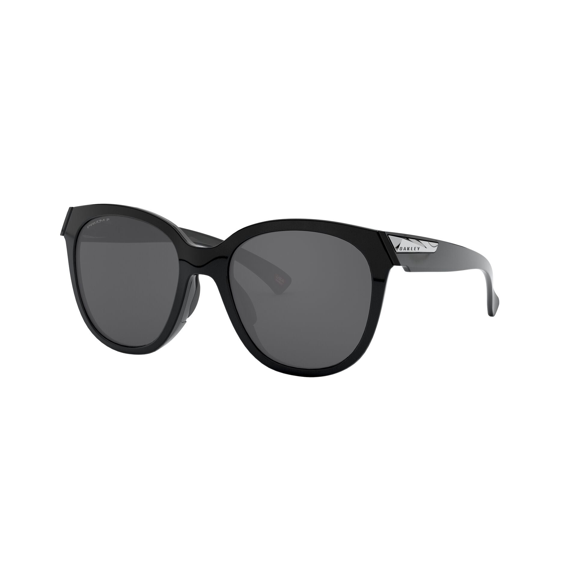 Oakley Low Key Sunglasses Adult (Polished Black) Prizm Black Polarized Lens