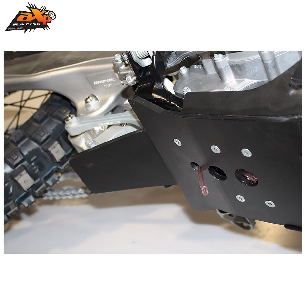 AXP Xtrem HDPE Skid Plate (Black) KTM SX250-XC250-XC300 17-18 Husqvarna TC250-TX300 17-18