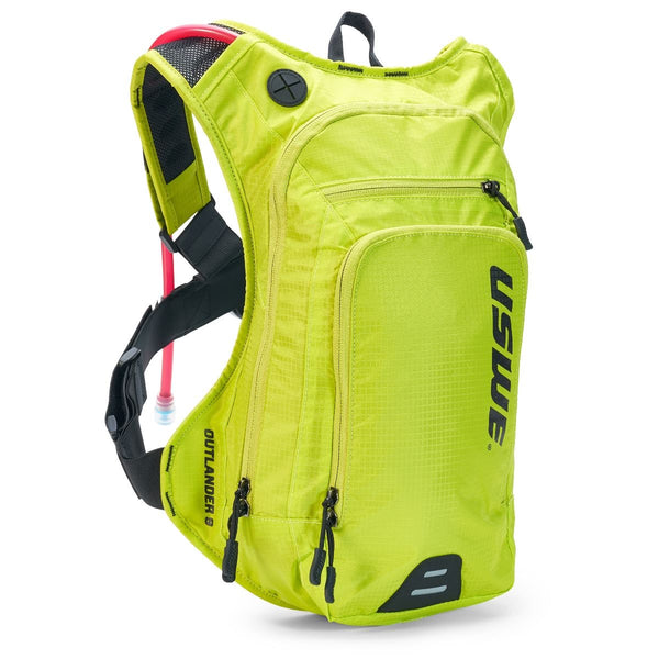 USWE Outlander 9 Hydration Backpack Crazy Yellow – With 3 Litre Bladder