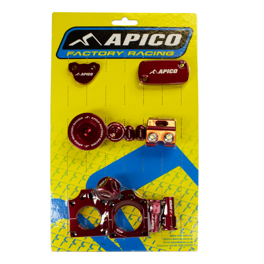 Apico Factory Bling Pack Pack HONDA CRF250R 18-23, CRF250RX 19-23 Red